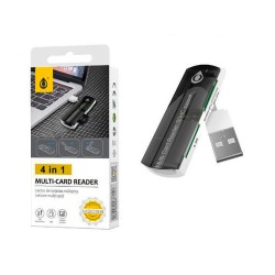 OnePlus 4 in1 Multi-Card Reader M3098 with 2 SD card and 1 MicroSD card Port Black Red OnePlus 4 in1 Multi-Card Reader M3098 with 2 SD card and 1 MicroSD card Port Black Red